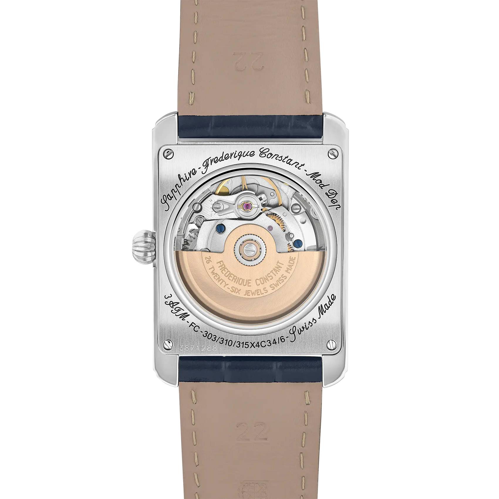 Orologio Uomo Frederique Constant Carree Heart Beat FC-311N4C6